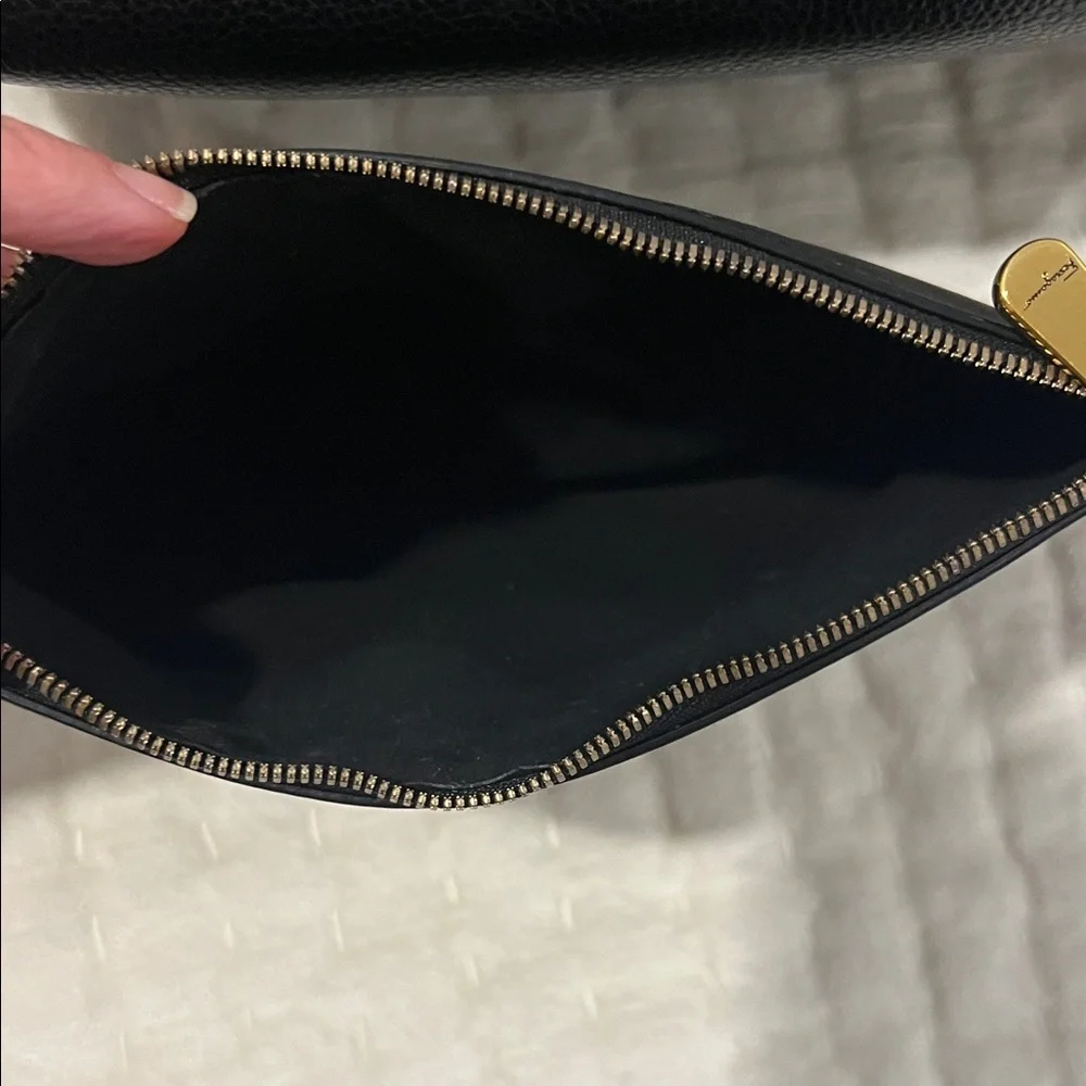 Salvatore Ferragamo Black Leather Tote Bag - Picture 14 of 14